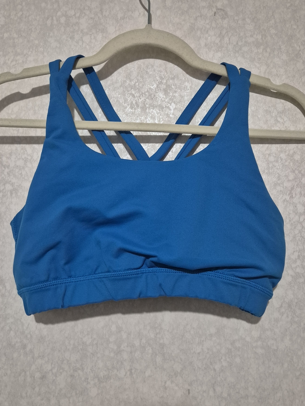 lululemon athletica Electric Blue Strappy Sports Bra-Size:8